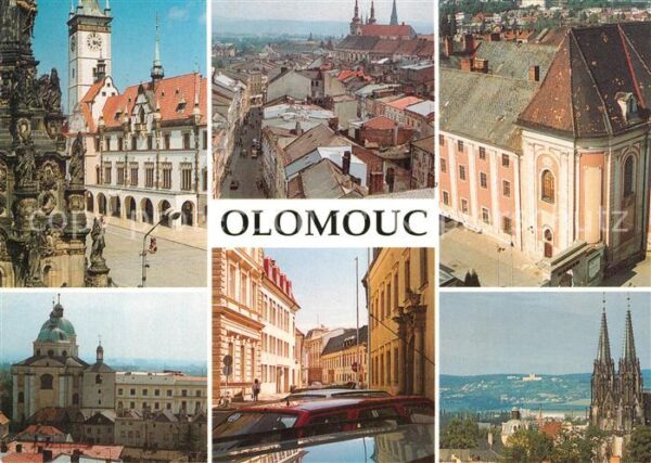 Olomouc Rathaus Zentrum Synagoge Kirche