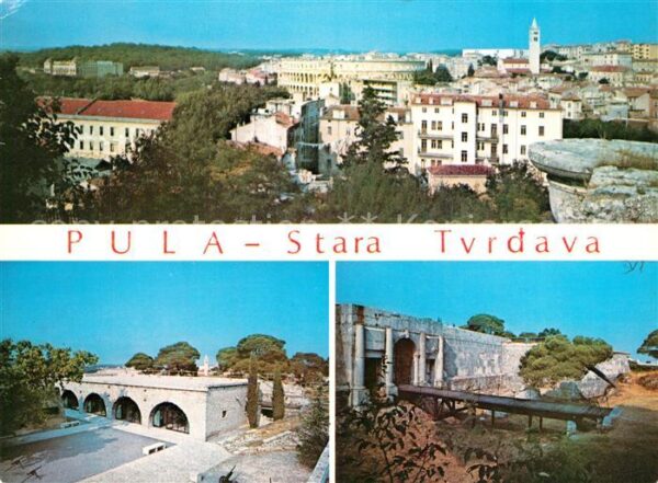 Pola Pula Croatia Stara Tvradava Stadtpanorama