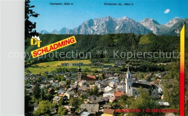 Schladming Obersteiermark Panorama Alpenstadt Dachstein Tauernreg