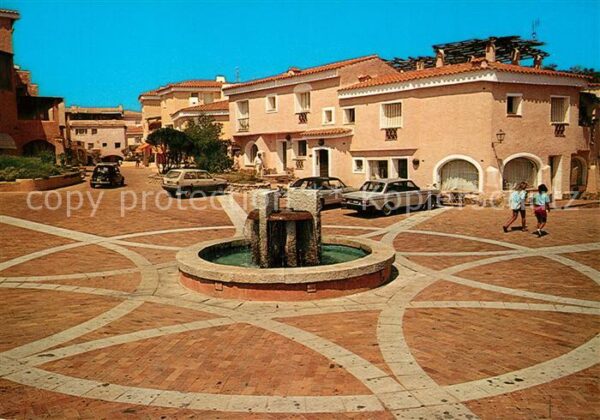 Porto Cervo Brunnen Platz