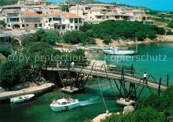 Porto Cervo Bucht Brücke Strand