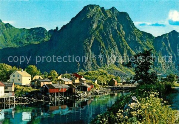 Svolvær Teilansicht Berge
