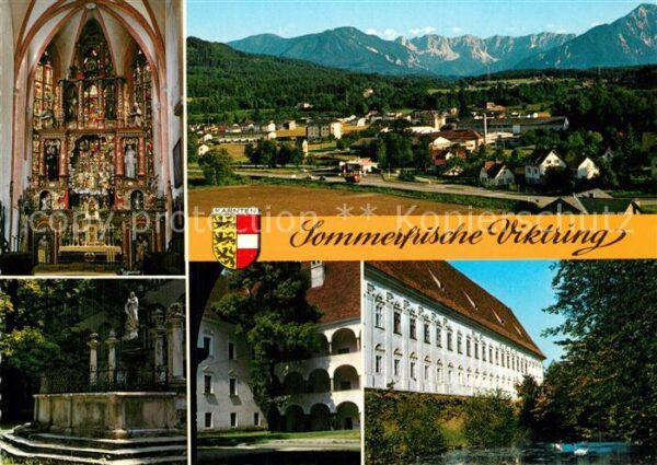 Viktring Panorama Sommerfrische Barock Hochaltar