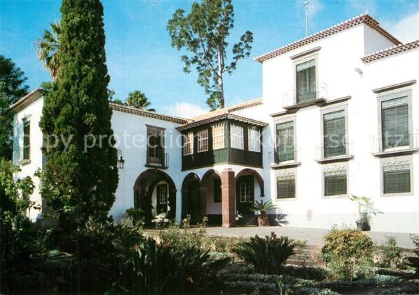 Madeira Portugal Quinta das Cruzes Museu Fachada princip