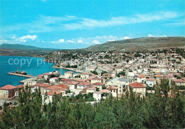 Pilos Pylos Greece Griechenland Panorama Blick von der Festung