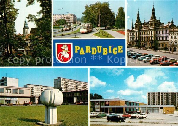 Pardubice Pardubitz Stadtansichten Gebäude Denkmal