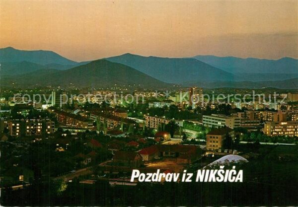 Niksic Panorama Nachtaufnahme