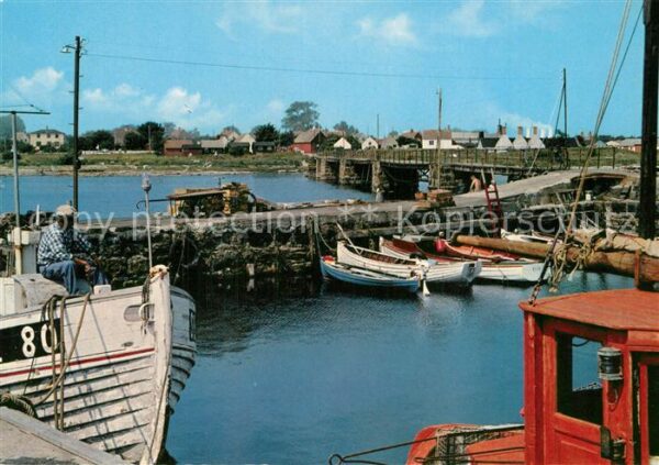 Snogebaek Havn Hafen Fischkutter