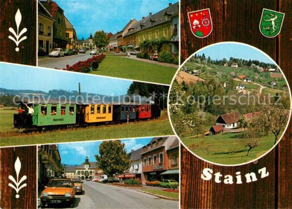 Stainz Ortsansichten Dampflokomotive Sommerfri