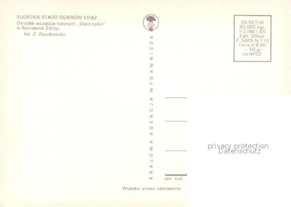 Szczawno-Zdroj Bad Salzbrunn Sudeckie Stado Ogierow Ksiaz Osrodek wc – Bild 2