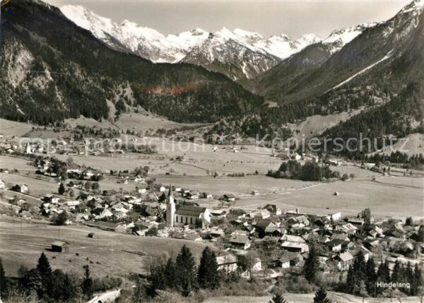 Hindelang mit Bad Oberdorf und Allgäuer Alpen
