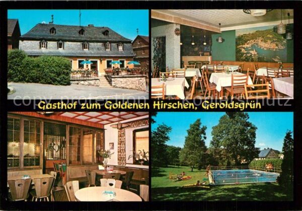 Geroldsgruen Gasthof zum Goldenen Hirschen Gaststube