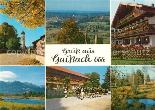 Gaissach Oberbayern Panorama Kirche Gasthaus Seeblick Musik