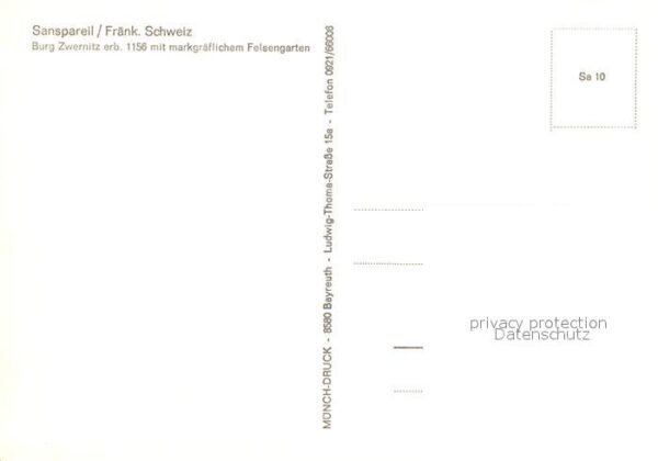 Sanspareil Burg Zwernitz mit markgräflichem Felsen – Bild 2
