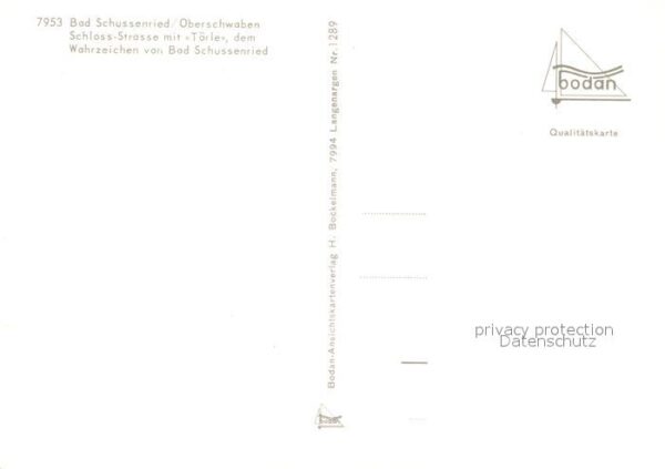Bad Schussenried Schloss Strasse mit Törle  und Klosterh – Bild 2