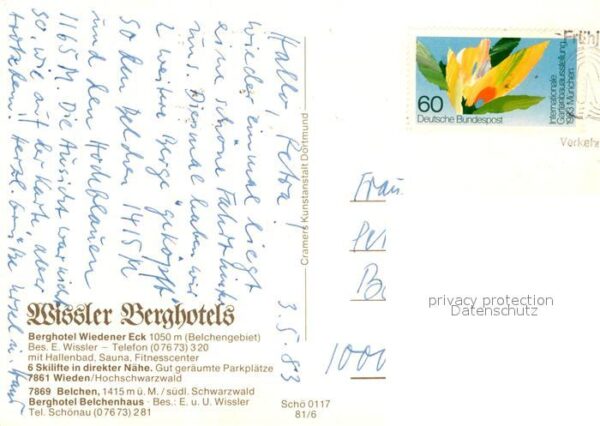 Wieden Schwarzwald Berghotel Wiedener Eck – Bild 2