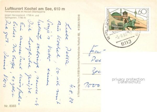 Kochel See mit Kirche und Herzogstand – Bild 2