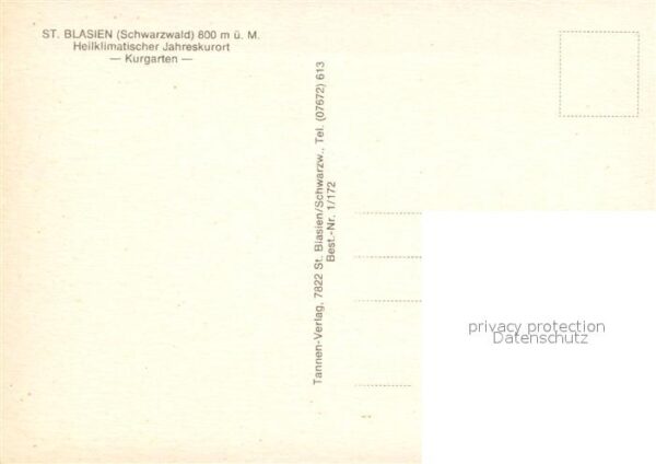 St Blasien Kurgarten – Bild 2