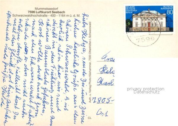 Seebach Ortenaukreis Panorama Seepartie – Bild 2