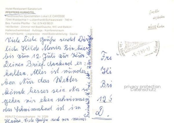 Luetzenhardt Pfeiffers Kurhotel Sanatorium – Bild 2