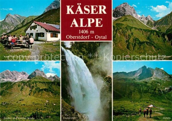 Oberstdorf Käser Alpe mit Himmelhorn Gr und Kl Wil