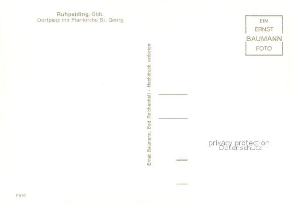 Ruhpolding Dorfplatz mit Pfarrkirche St Georg – Bild 2