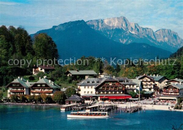 Koenigssee Seelände mit Untersberg