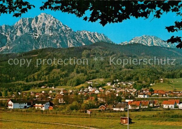 Aufham Anger mit Hochstaufen und Zwiesel