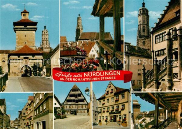 Noerdlingen Stadttor Kirchen Ortspartien