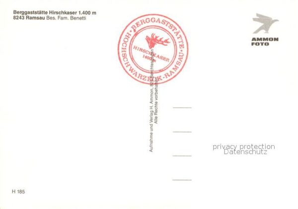 Ramsau Berchtesgaden Panorama Berggaststätte Hirschkaser Gas – Bild 2