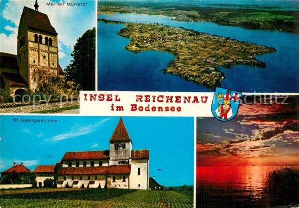 Insel Reichenau Marien Münster Fliegeraufnahme St Georg