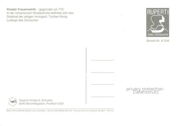 Frauenchiemsee Panorama mit Kloster Frauenwörth – Bild 2
