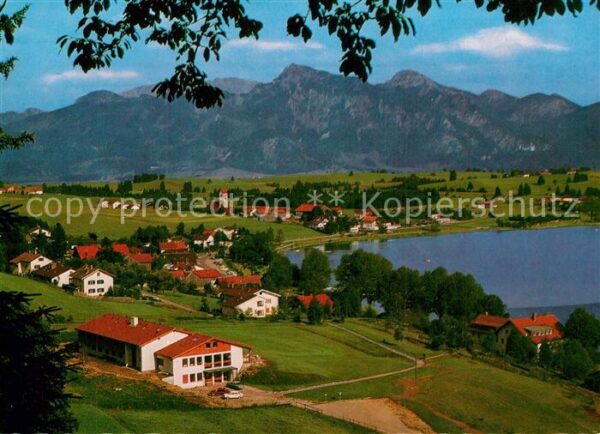 Hopfen See mit Kenzen Hochgebirge Tegelberg Hoh St
