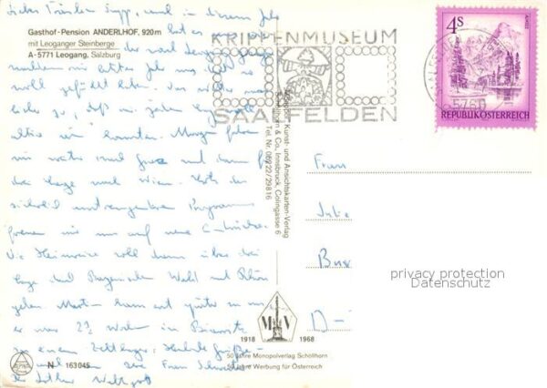 Leogang Gasthof Pension Anderlhof mit Leoganger – Bild 2