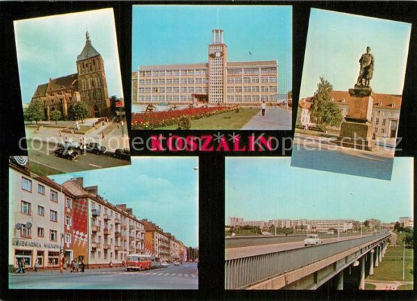 Koszalin Koeslin Pommern Gotycki kosciol Ratusz Pomnik Wdzieczno