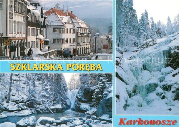 Szklarska Poreba Centrum miasta Wodospad Kamienczyka Wod