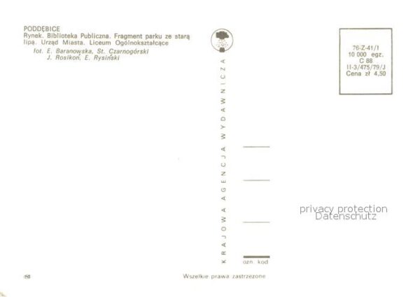 Poddebice Rynek Biblioteka Publiczna Fragment par – Bild 2