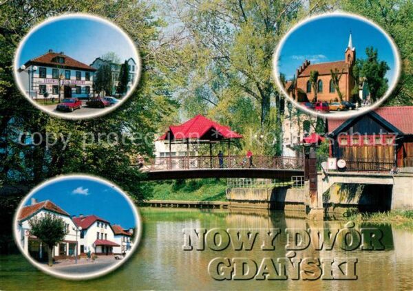 Nowy Dwor Gdanski Zulawski Dom Handlowy kosciol pw Przemi
