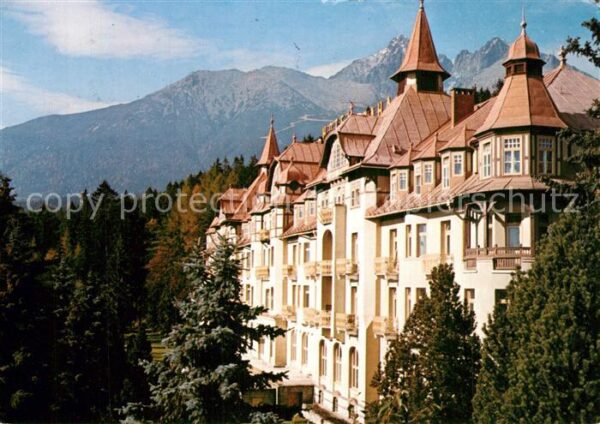 Vysoke Tatry Grand hotel Praha v Tatranskej Lomnici