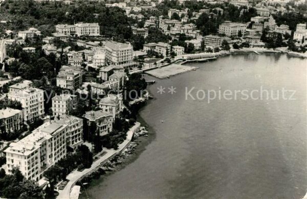 Opatija Abbazia Fliegeraufnahme
