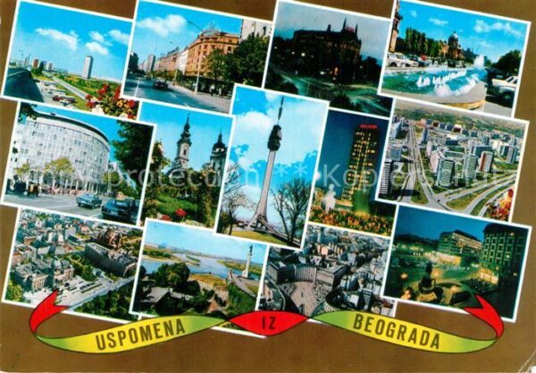 Beograd Belgrad Teilansichten