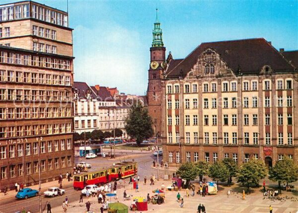 Wroclaw Widok z placu Solnego na Rynek