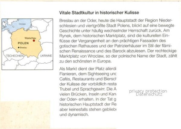 Wroclaw Rathaus Patrizierhäuser Marktplatz Brun – Bild 2