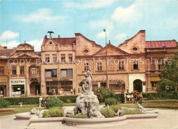Presov Eperjes Häuser an der Ostseite des historischen