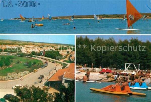 Zadar Zadra Zara Panorama Fliegeraufnahme Strandpartie J