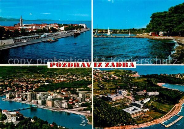 Zadar Zadra Zara Panorama Fliegeraufnahme