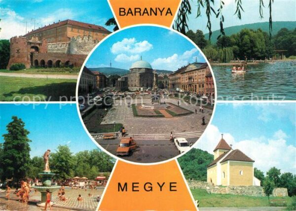 Baranya Schloss Strand Freibad Kirche
