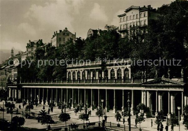 Karlovy Vary Kolonnade der Tschechisch Slowjetischen