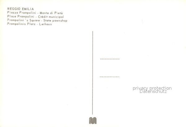 Reggio Emilia Piazza Prampolini Monte di Pieta – Bild 2