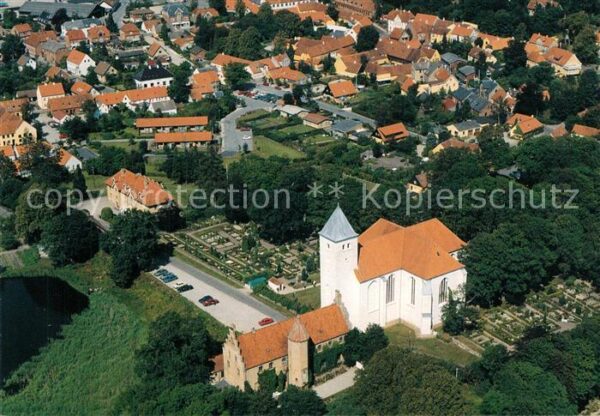 Mariager Kirke Fliegeraufnahme